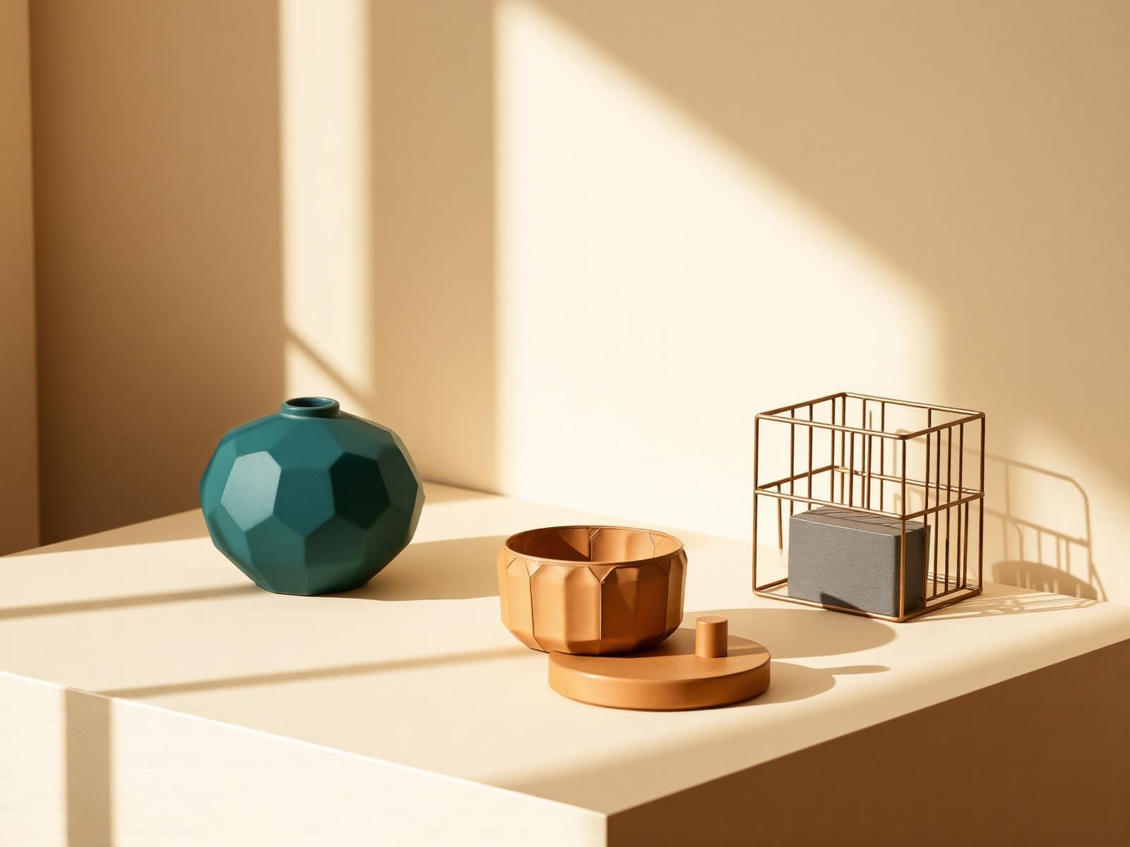 Peças decorativas impressas em 3D
